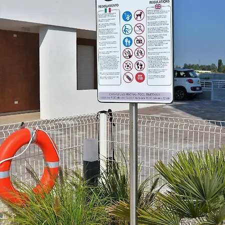 Sun Con Piscina - Piazza Brescia - Adria - Family Lejlighed *