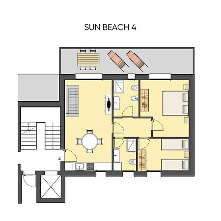 Sun Con Piscina - Piazza Brescia - Adria - Family Apartmán *